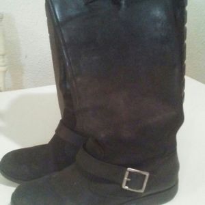 Womens leather boots